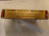 Winchester .30 ARMY (30-40 KRAG) FOR 1895 LOT OF 4 BOXES. - 14 of 17