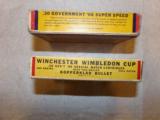 WINCHESTER .30 GOVT '06 for Model 54 rifle. 1 lot of 2 SPECIAL BOXES - 2 of 8