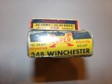2 Winchester Bear boxes 348 Win. and .30 Army - 3 of 6