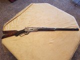 1876 Winchester Deluxe 45/60 W/ half octagon barrel - 1 of 12